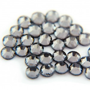 Nail art rhinestones for Swarovski Black Diamand, SS5, Black Diamond, Glass, Black caviar, stones, decor, nails, 1600 PCs