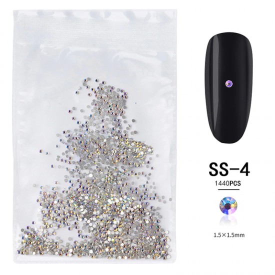 Strass para unhas Swarovski Crystal Moonlight SS4, pedras, decoração, Swarovski, luar-3713-Ubeauty Decor-Design e decoração de unhas