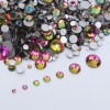 Swarovski Crystals Rainbow, Fire, Mix Size, flat back, for nail design, 3704-NND-60, Nail stag,  All for a manicure,Decor and nail design ,  buy with worldwide shipping