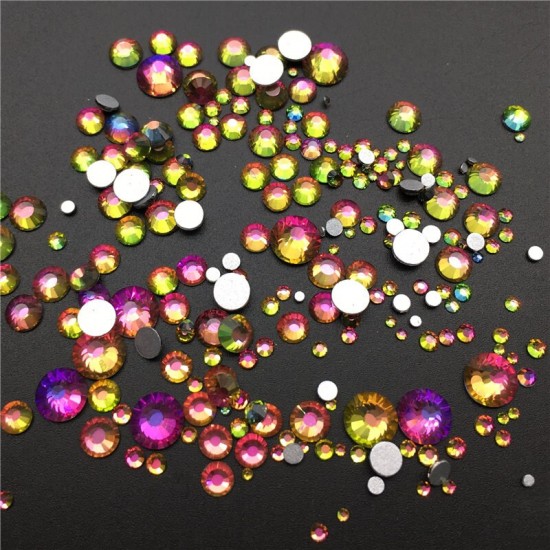 Mix cristaux, pierres, pour ongles, arc-en-ciel, irisé, colle, nail art, Swarovski Crystal Rainbow Mix-3704-Ubeauty Decor-Décoration et conception dongles