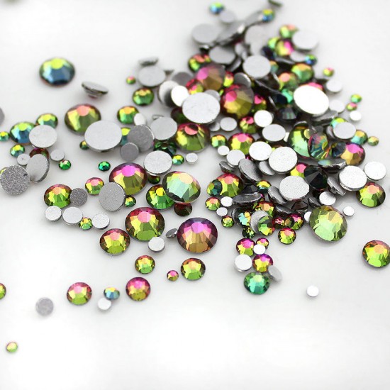 Mieszanka kryształków, kamieni, do paznokci, tęcza, opalizująca, klej, zdobienia paznokci, Swarovski Crystal Rainbow Mix-3704-Ubeauty Decor-Wystrój i projekt paznokci