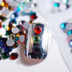 стразы Swarovski Crystals цветные, камень, стекло, кристалл, разноцветные, SS3