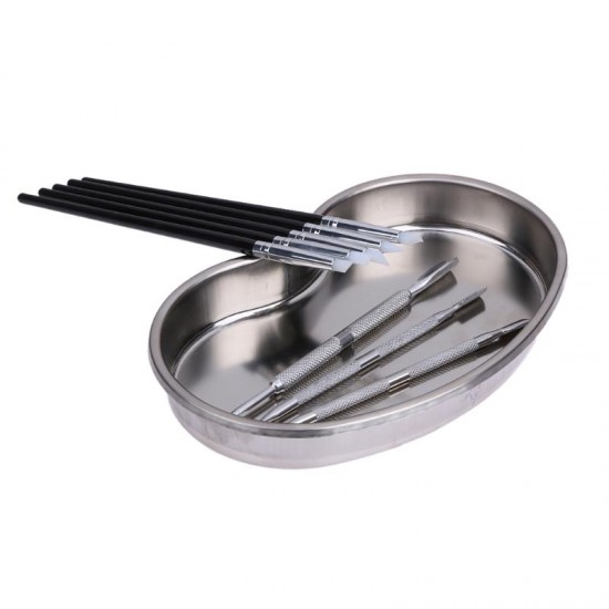 Tray metal for the tool Komlekt, S, M, L, SUS 304L stainless steel, 3783-DS-01, All for a manicure,  All for a manicure,  buy with worldwide shipping