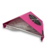 Розовая вытяжка пылесос Ulka BASIC X2, мощный вентилятор, с резиновым уплотнением, для маникюрного стола, с мешком, вентилятор для ногтей