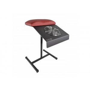 Ulka BASIC extractor pedicure set, with floor stand with red cushion, replaceable dust bags, low noise level