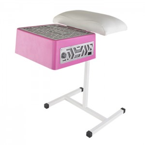 Professional pedicure hood Ulka PREMIUM, pink, with floor stand, 52 W, made of impact-resistant durable plastic