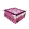 Verzonken manicurekap Ulka X2F HEPA, roze, gemaakt van slagvaste duurzame kunststof, 6 jaar continu gebruik, 52 W, met Hepp-filter