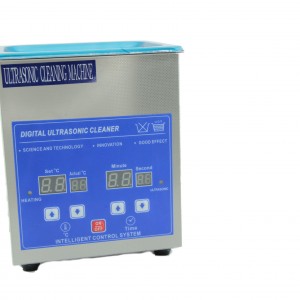 Ultrasoonbad 1.3L, met mand, digitaal, 60W, verwarmd water 80 graden, 100w, Ultrasoonreiniger Machine, 40KHZ, S08