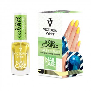 Óleo para o cuidado das cutículas e unhas, complexo, com pipeta de Victoria Wynn, 5 Oil Complex, Victoria Vynn, 9 ml