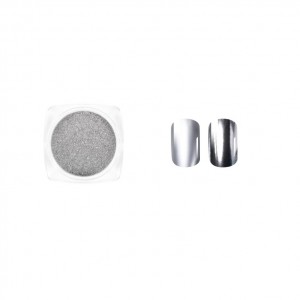 Nail RUB, Silver, metallic, Silver metallic, Victoria vynn, Victoria Vynn, no 15, 2gr, dust effect
