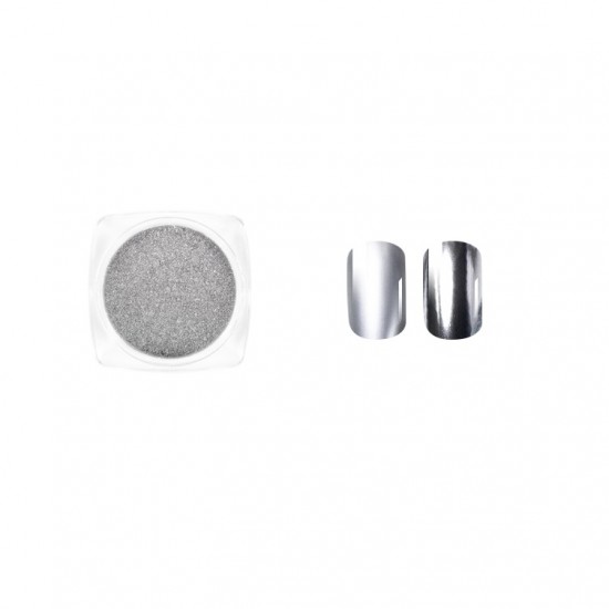 Wrijven voor nagels, Zilver, metallic, Zilver metallic, Victoria Wynn, Victoria Vynn, no 15, 2g, dust effect-3652-Ubeauty Decor-Pigmente und reiben