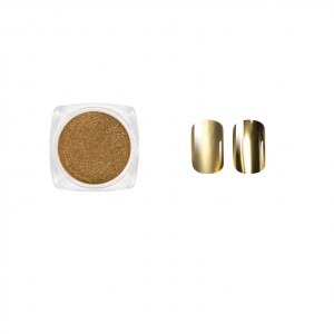 Wrijven voor nagels, goud metallic, goud metallic, Victoria Wynn, Victoria Vynn, no 16, 2g, stofeffect