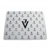 Siliconenmat Victoria Vynn 40x30 cm met polssteun, wit, set, set-3716-Ubeauty Decor-Verbrauchsmaterial