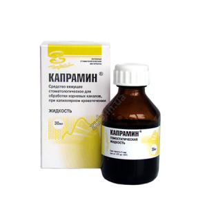 Kapramin (kapramin), 30ml fles, hemostatische agent, hemostatische, stopt bloed