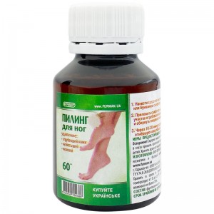 Dikke voetpeeling Furman 60 ml, fruitzuur voor pedicure