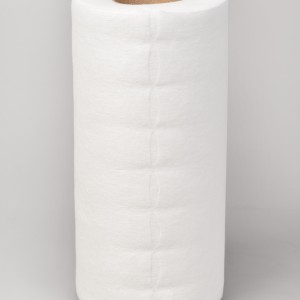 Napkins in a roll of 20x20cm Polix PRO & MED (100 PCs/roll) from Spunlace 40 g / m2 with perforation