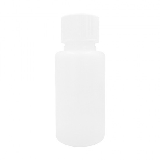 50 ml plastic bottle with a white cap, FFF-16650--Container