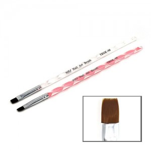  Gel brush twisted handle straight bristle №8