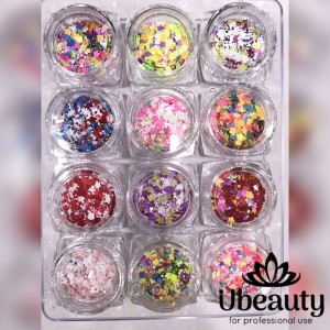 Decor for nails Sequins for nail design ?15