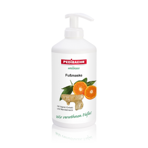  Masque SPA pour les pieds à l'extrait de gingembre et à l'huile de mandarine, 500 ml. distributeur. Pedibaehr