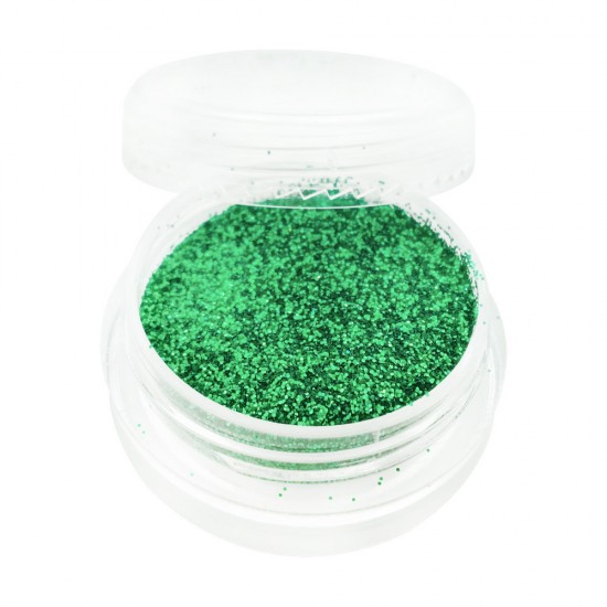 Glitter in a jar BRIGHT GREEN Full to the brim and convenient for the master packaging factory packaging, FFF, 19711, Glitter - Sparkle,  Health and beauty. All for beauty salons,All for a manicure ,All for nails, buy with worldwide shipping
