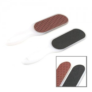  Râpe pour jambes ovale (mat/marron)