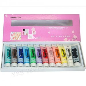  Peinture acrylique 15ml 12 couleurs (Set Madisi)