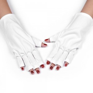 UV Protective Gloves, Nail Gloves, UV Screen Gloves, UV Protection Gloves, Sunscreen, Nail Dryer, 1 Pair