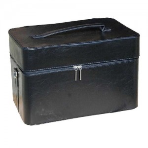 Suitcase master leatherette 2700-9 black matte