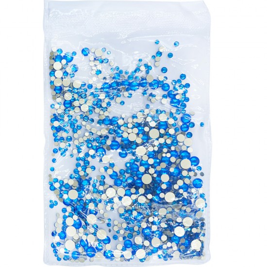 Swarovski stones glass of different sizes BLUE S3-SS12 Weight 13 grams, MIS160, 19000, Stones,  Health and beauty. All for beauty salons,All for a manicure ,All for nails, buy with worldwide shipping