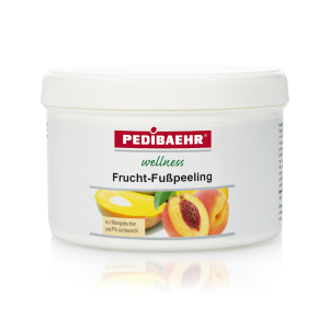 Fruit foot scrub with mango butter and peach butter 450 ml. Frucht-fusspeeding