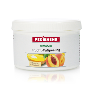 Fruitvoetscrub met mangoboter en perzikboter 450 ml. Frucht-fusspeeding