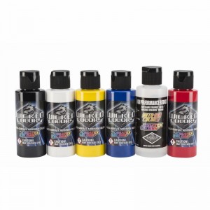  Wicked Primary Set (ensemble de couleurs primaires), 6 x 60 ml