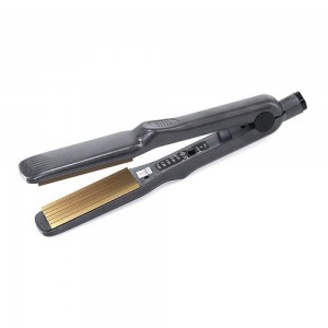 Plancha 868 corrugada, pinzas rizadoras corrugadas para el cabello, volumen basal del cabello, moldeador de ondas