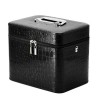Kosmetiktasche 3in1 (Etui) schwarz-60983-Trend-Koffer und Koffer