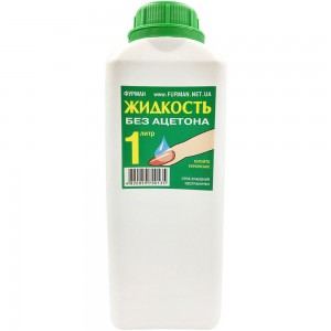 Nail polish remover WITHOUT ACETONE 1 liter, FURMAN