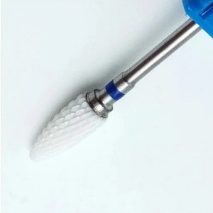 Bocal de cerâmica M 3/32 Flame S (azul), Remove suavemente o material e não requer pressão forte, O cortador mais popular entre os mestres de manicure