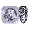 Set of Sequins Silver 12 PCs, KIT090MIS150, 18939, Confetti,  Health and beauty. All for beauty salons,All for a manicure ,All for nails, buy with worldwide shipping