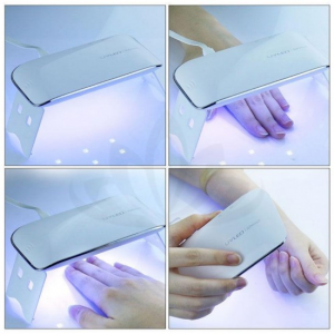 Nail lamp UVLED Sun mini 3. Ultra-thin, portable lamp for manicure and pedicure (Original)