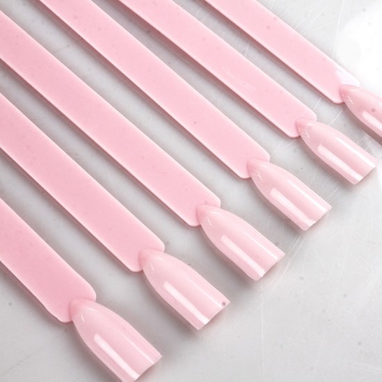 Abanico rosa para muestras de barniz para 50 uñas 12 cm.-18710-Китай-Типсы, формы для ногтей