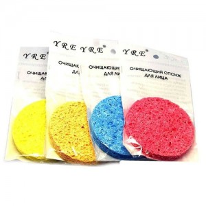  Washing sponge round colored