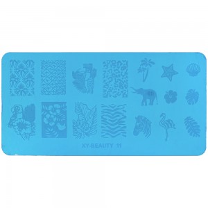  Metallic stencil for stamping 6*12 cm XY-BEAUTY 11, MAS025