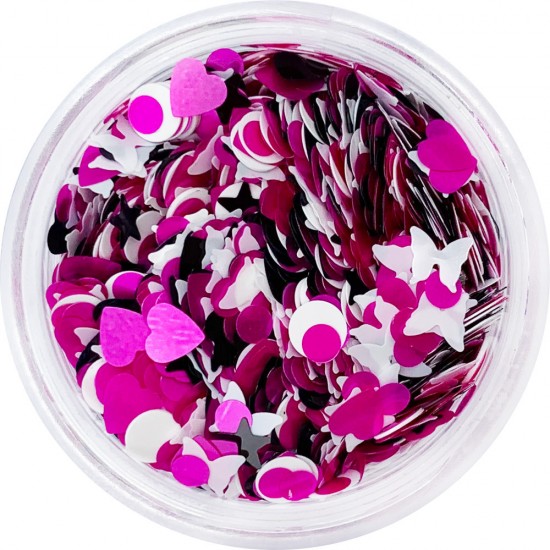 Kamifubiki in a jar RASPBERRY MIX, LAK1000, 18958, Confetti,  Health and beauty. All for beauty salons,All for a manicure ,All for nails, buy with worldwide shipping