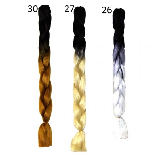 Kanekalon-Haar (Zopf) 18 Farben-58357-Китай-Kopf Schaufensterpuppe Ausbildung