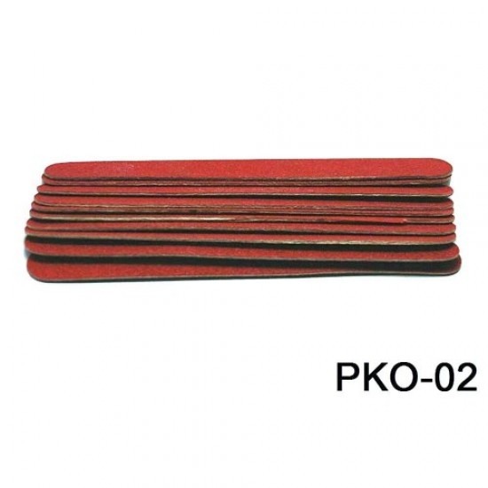 Rode wegwerp nagelvijl 11,5 cm (10 stuks)-58911-China-Penselen, bestanden, verbeteringen