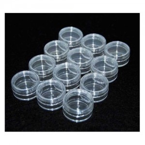 Set of transparent jars 3g 12pcs