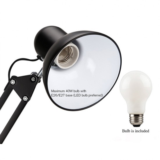 Lampe à poser sur pied Lampe de Bureau Noir-16894-Electronic-équipement électrique