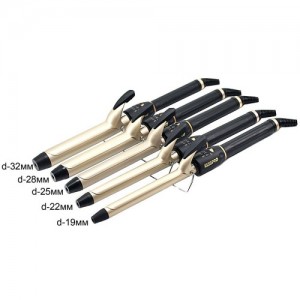 Curling iron V&G PRO 671 (d-32mm), for creating curls, for curling hair, styler, thermally insulated tip