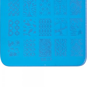  Estêncil para estampagem de plástico 9,5*14,5 cm XDE15 ,MAS035