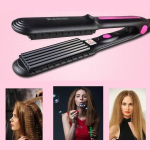 Iron 2118KM (RW corrugation), delicate alignment, corrugated curling iron, corrugated tongs for hair, styling, corrugated hair tongs